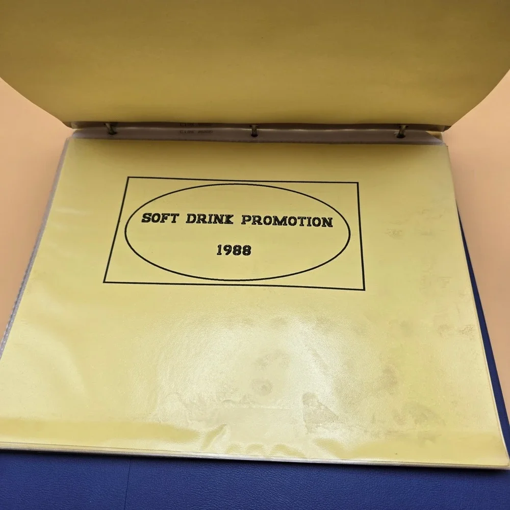BEAMAN PEPSI Fountain Beverage‎ Sales Manual Binder Original 1988 Vintage